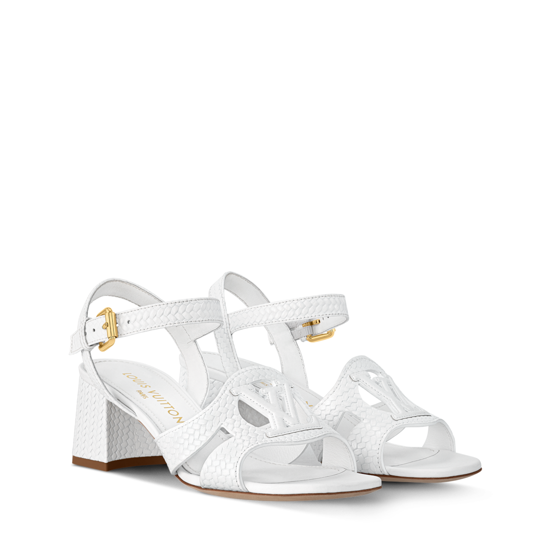 LOUIS VUITTON パールホワイト シルクミュール LOUIS VUITTON パールホワイト シルクミュール